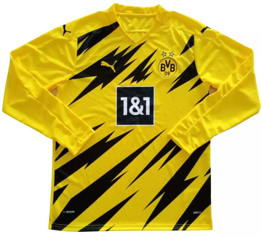 Camisa oficial Puma Borussia Dortmund 2020 2021 I jogador manga comprida